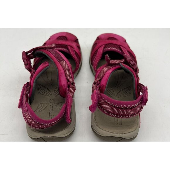 Merrell Women's Azura Wrap Mary Jane Closed Toe Flat Sandal Size 7 Pink Casual - Picture 4 of 7